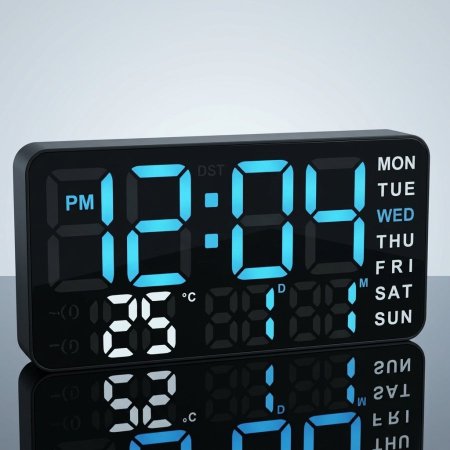 لساعة الرقمية الذكية (Digital LED Clock)